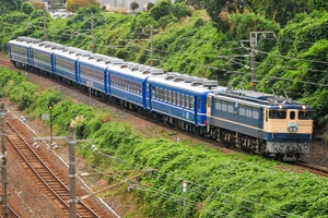 鉄道 デジ 写真 画像 急行阿蘇 EF65+12系 特製マーク付 9