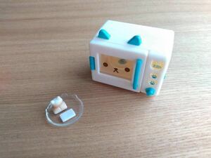 【ガチャガチャ】にゃんこキッチン にゃんこ家電（2.にゃんこオーブンレンジセット）電子レンジ 餅 もち レンジトレー ミニチュア