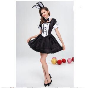 バニーメイド服 ユニーク デザイン パーティー イベント ハロウィン Mサイズ