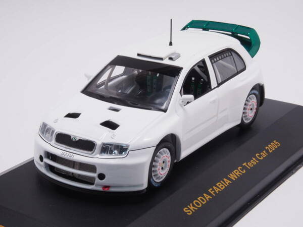 IXO 1/43 シュコダ ファビア WRC テストカー 2005 SKODA FABIA RAM176