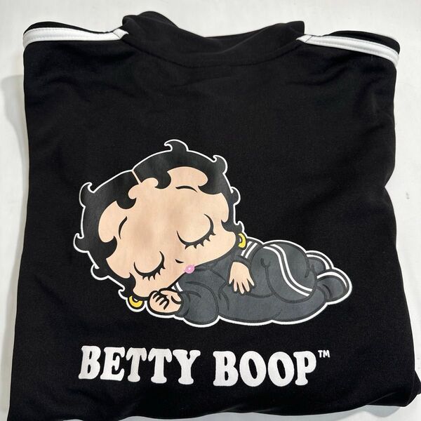 新品未使用 タグ付き bettyboop ベティちゃん ジャージ スウェット ジップアップ バックプリント ユニセックス
