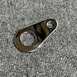 クローム 1ホール スイッチプレート メーター ホーン カスタム イグニッション ハーレー