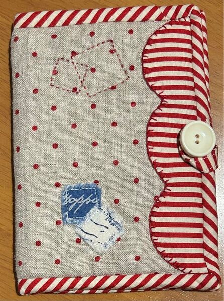ハンドメイド パッチワーク カードケース 診察券 母子手帳 キルト