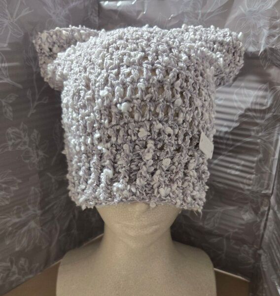 *まとめ買い割引*猫ちゃん耳ニット帽・ハンドメイド