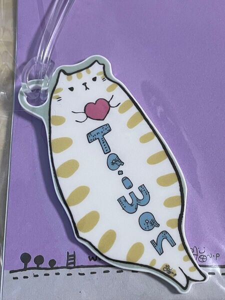 台湾購入 ラゲージタグ 猫デザイン