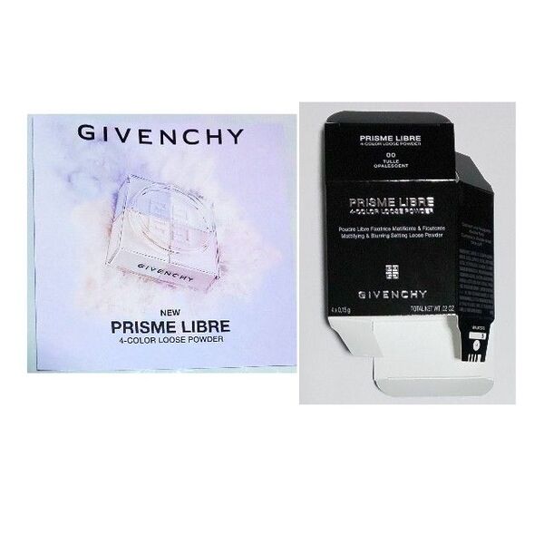 【クーポン(取得必要)200円引き~2月3日迄・非売品】ジバンシー GIVENCHY 厚紙チラシ サンプル空箱 セット