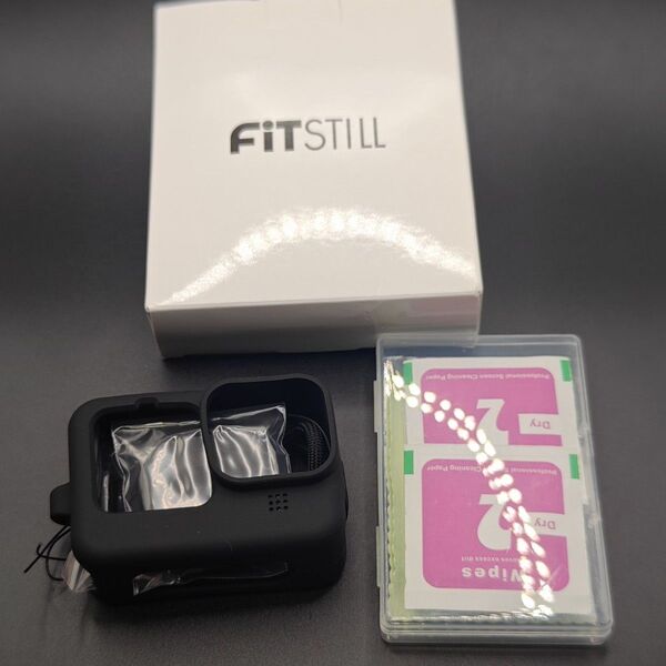 FitStill GOPro HERO 12 11 10 9 保護フィルム 電池カバー シリコンケース レンズカバー