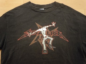 2002年 メタリカ★バンドTシャツ M★黒 ブラック 古着★両面プリント★c