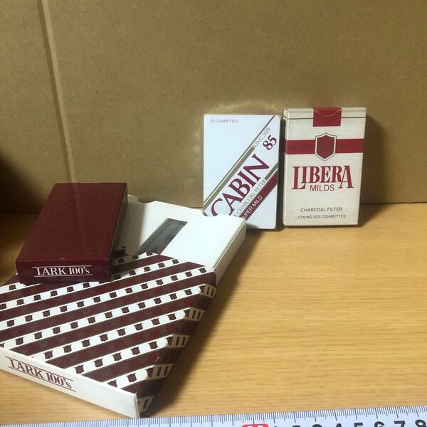 煙草銘柄トランプ 3組セット ラーク100's.CABIN supermild.LIBERAmilds