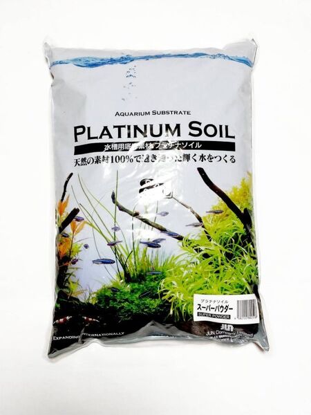 ジュン (JUN) プラチナソイル スーパーパウダー ブラック 600g アクアリウム 水草 ネイチャーアクア リパック品 金魚 コリドラス グッピー