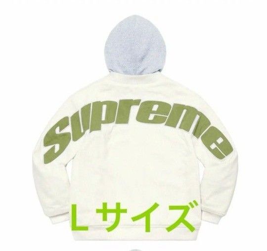 【最終お値下げ!】~Supreme~ Hooded Twill Varsity Jacket L シュプリーム