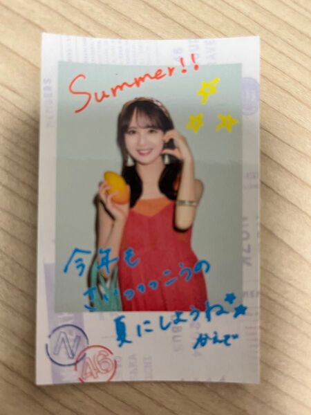 乃木坂46 真夏の全国ツアーCAFE 2024 ポラロイド風ステッカー 佐藤楓
