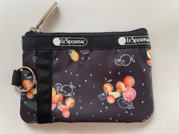 【訳あり】LeSportsac レスポートサック カードケース 定期入れ パスケース シトラスブリーズ フルーツ柄 小銭入れ