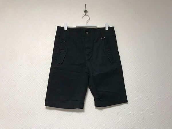 本物マージンMagineコットンハーフショートパンツサーフワークミリタリーアメカジストリートスーツメンズ黒ブラック46M