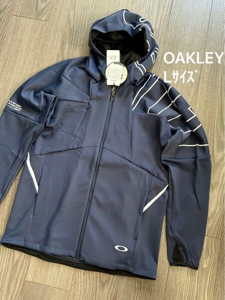 新品 OAKLEY オークリー シンクロニズムパーカー UPF50 吸汗速乾 L