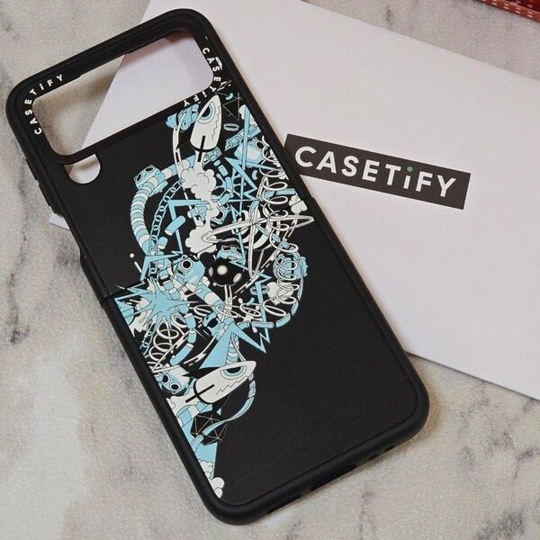 【美品】CASETiFY × BLUE HAMHAM Zflip4 ケース