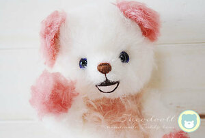 Art hand Auction ★ Fait main * Ours en peluche * Lait aux fraises * Livraison gratuite * 1 article ! ★, ours en peluche, ours en peluche général, Longueur du corps 10 cm - 30 cm