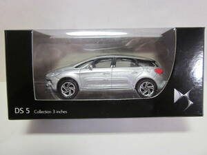 ★DS AUTOMOBILES★シトロエン CITROEN★DS５ 2015ミニカー★シルバー銀★１／６４★新品・未使用品★