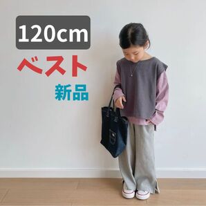 ベスト ジレ 秋物 シンプル 新品未使用 重ね着 トップス アウター