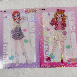 ワンダフルプリキュアキラキラクリアカードガム2枚