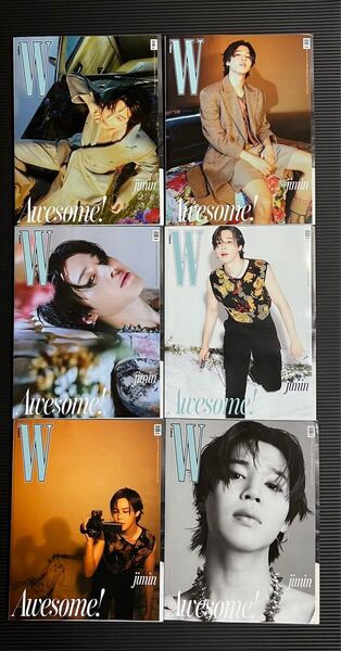 BTS Jimin W KOREA 6version コンプ 日本語訳付き