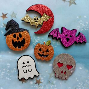 アップリケ ハロウィン ワッペン パンプキン カボチャ オバケ コウモリ コスプレ 仮装 衣装 飾り インテリア ディスプレイ