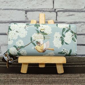 ★新品★ ベベダヤン ラウンドファスナー 長財布 小手鞠とカナリア