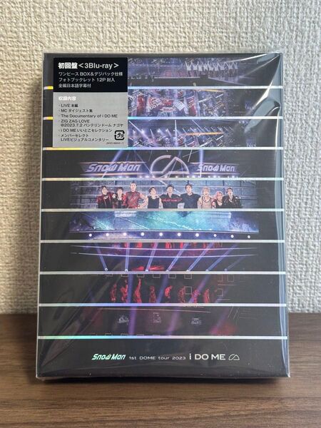 初回盤 デジパック仕様 Snow Man 3Blu-ray/Snow Man 1st DOME tour 2023 i DO ME