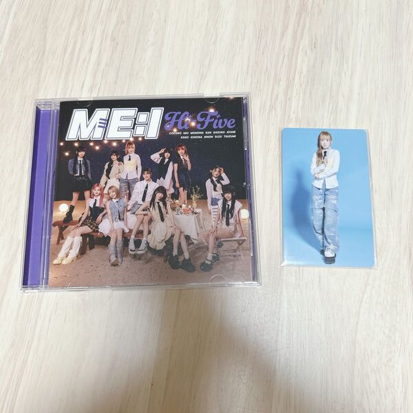 ME:I Hi-Five CD 通常盤 山本すず 011トレカ