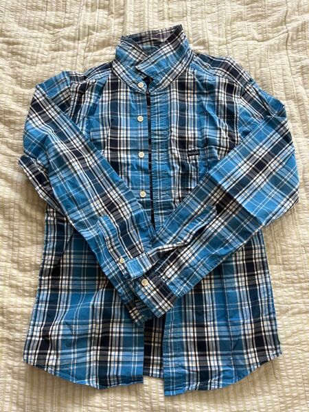Wrangler ラングラー 長袖シャツ チェックシャツ ブルー