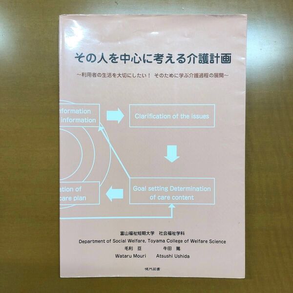 その人を中心に考える介護計画 利用者の生活を大切にしたい!そのために学ぶ介護過程の展開 毛利亘/著 牛田篤/著