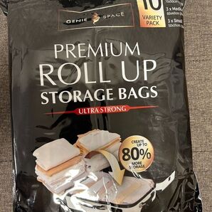 GENIE SPACE - 超強力プレミアム真空圧縮収納バッグ 10枚