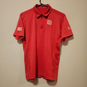UNIQLO ユニクロ Novak Djokovic モデル ドライ EX ポロシャツ レッド レア 限定品 限定モデル