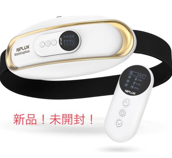NIPLUX WAISTUPLUS 腰 EMS 温熱 腰ベルト リフレッシュ 6種類モード 3段階ヒーター 16段階レベル