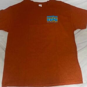 Tシャツ 古着卸USA プリントTシャツ オレンジ GILDAN