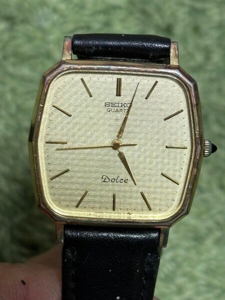 SEIKO セイコー ドルチェ 7731-5120 ヴィンテージ 腕時計 ゴールド文字盤 手巻き