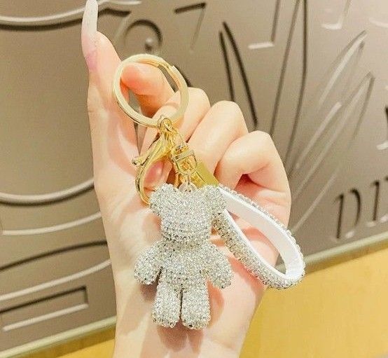 キーホルダー ラインストーン お洒落 キーチャーム お土産 誕プレ プレゼント バッグチャーム チャーム キーケース キーリング