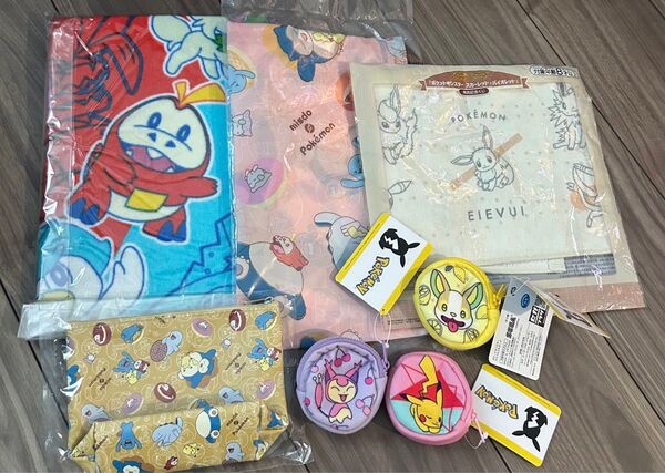 ポケモングッズ 新品未使用7点+おまけ2個 まとめ売り