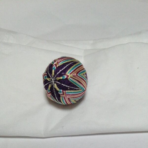 ハンドメイド 小さい手毬 直径2.5cm