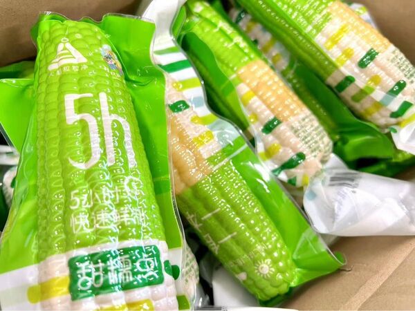 新入荷♪白糯とうもろこし軸付き【40本入り・1ケース】真空パック もち糯玉米棒 おやつ