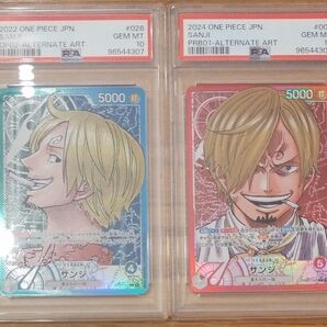 連番 PSA10 サンジ リーダー リーダーパラレル セット