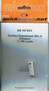 クイックブースト 48901 1/48 カーチス トマホークMk.Ⅱ 排気管(エアフィックス用)
