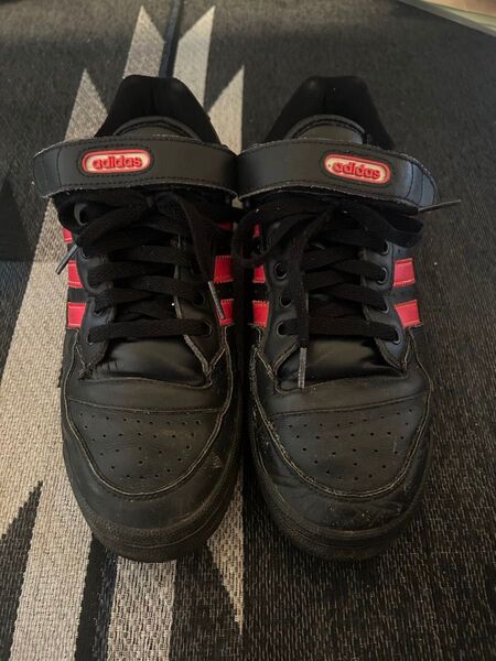 ヴィンテージ adidas forum アディダス フォーラム 赤 黒 red black