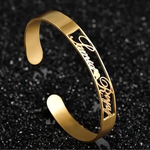 オーダーメイド ダブルネーム&ハートブレスレット