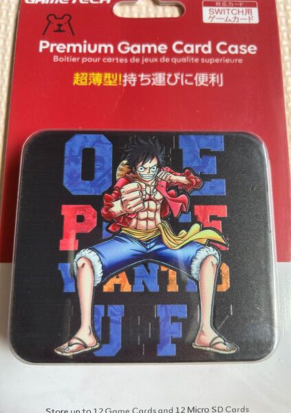 switchスイッチ 用 ★ ONE PEACE 海賊王★ゲームカードケース (新品 未使用)
