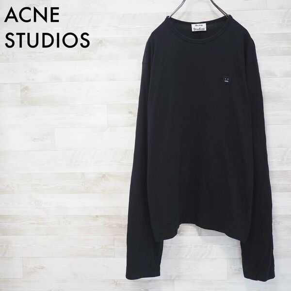 ACNE STUDIOS 17SS Fello Face LS Tee-Bk/S アクネストゥディオス 長袖Tシャツ ロンT