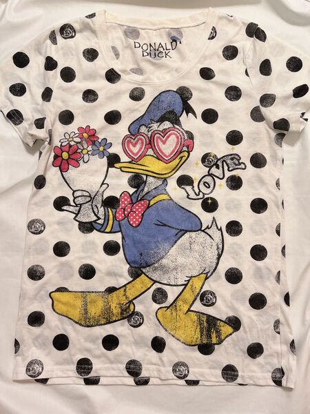 ドナルドダック 水玉模様 Tシャツ 半袖 ディズニーストア Tシャツ 半袖Tシャツ ディズニー