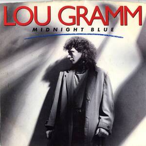 Lou Gramm (Foreigner) 「Midnight Blue/ Chain Of Love」 米国ATLANTIC盤EPレコード