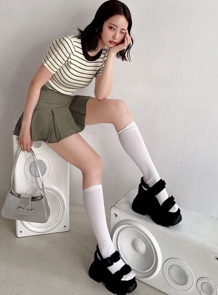中町綾 グレイル GRL スポサン スポーツサンダル サンダル 25 厚底 完売