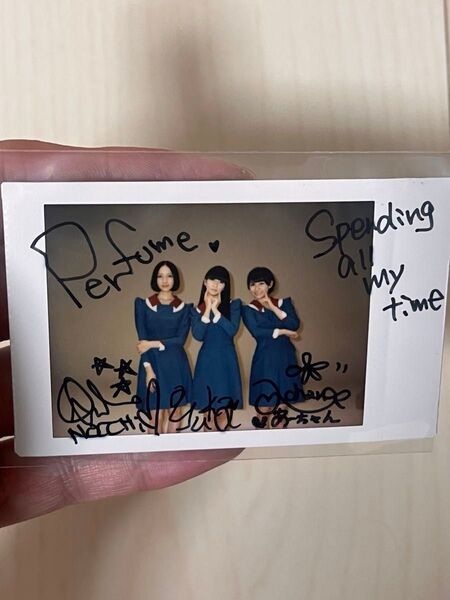 Perfume サイン チェキ 当選品